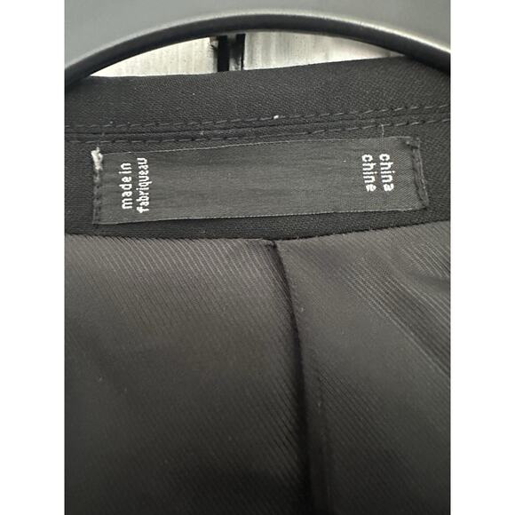 Emanuel Ungaro Black 2pc Men's Suit 3 Button Jacket Cuff Pant Wool 46L 38W READ - Picture 10 of 14